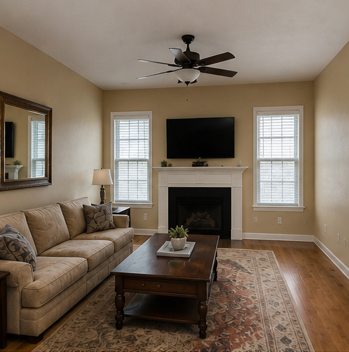 After interior painting